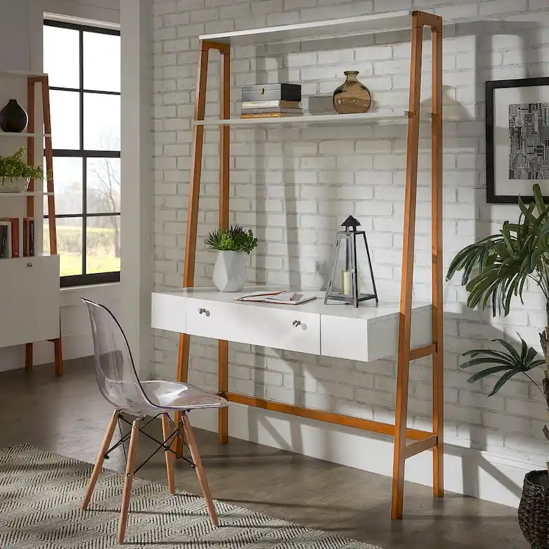 Lyvia 46 Wide Leaning/Ladder Desk by iNSPIRE Q Modern