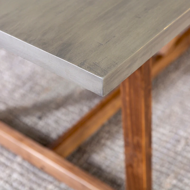 Middlebrook Solid Wood 72-inch Farmhouse Trestle Dining Table