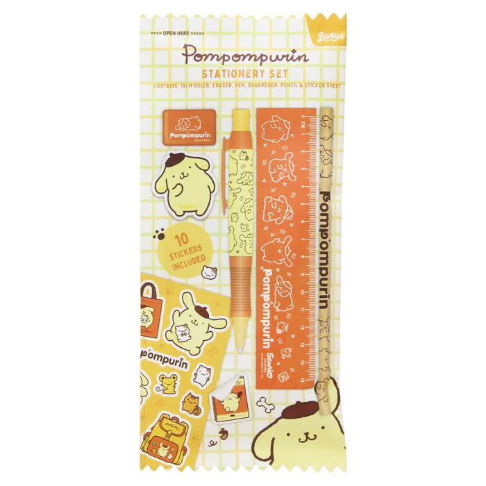 Hello Kitty & Friends Pompompurin Stationery Set