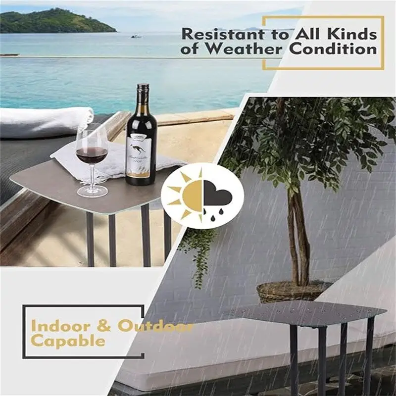 Wooden End Table Anti-Scratch Tabletop