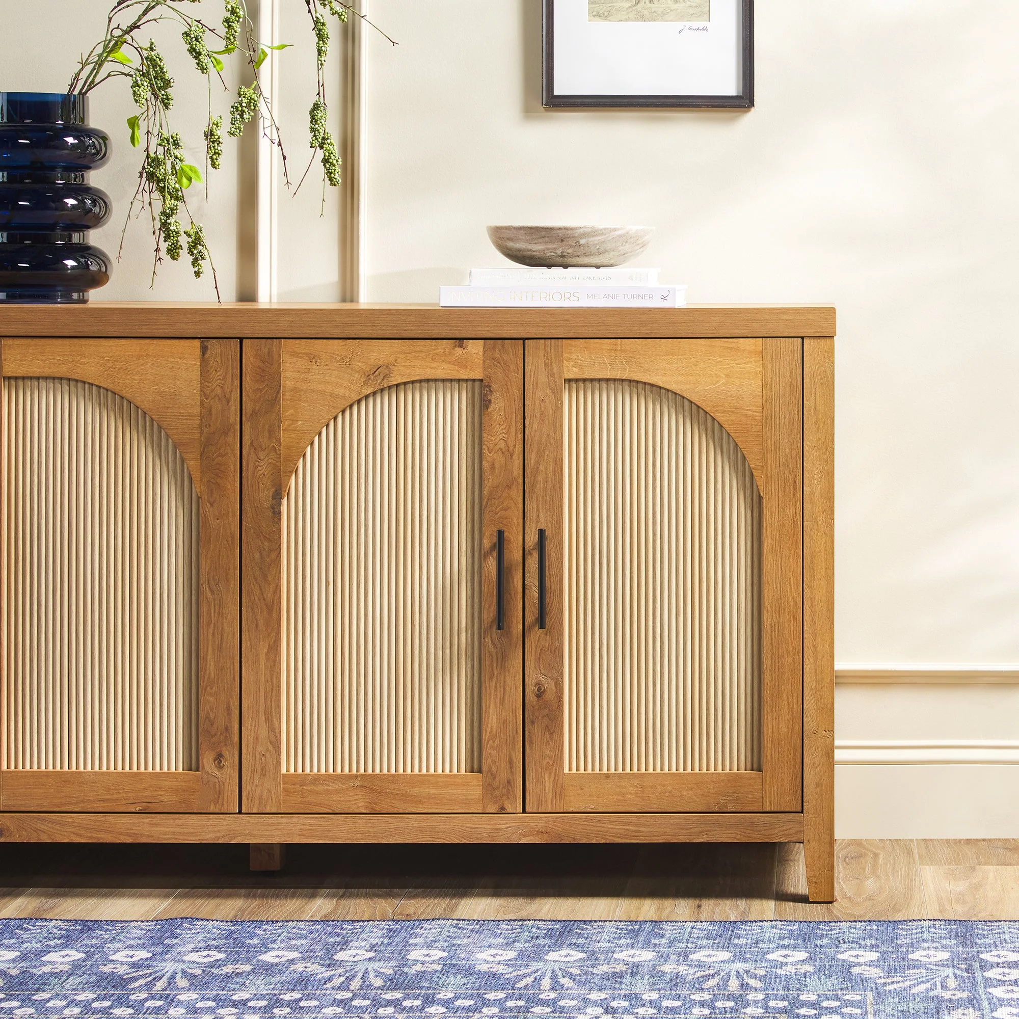 Sasha Modern Reeded Sideboard / TV Stand