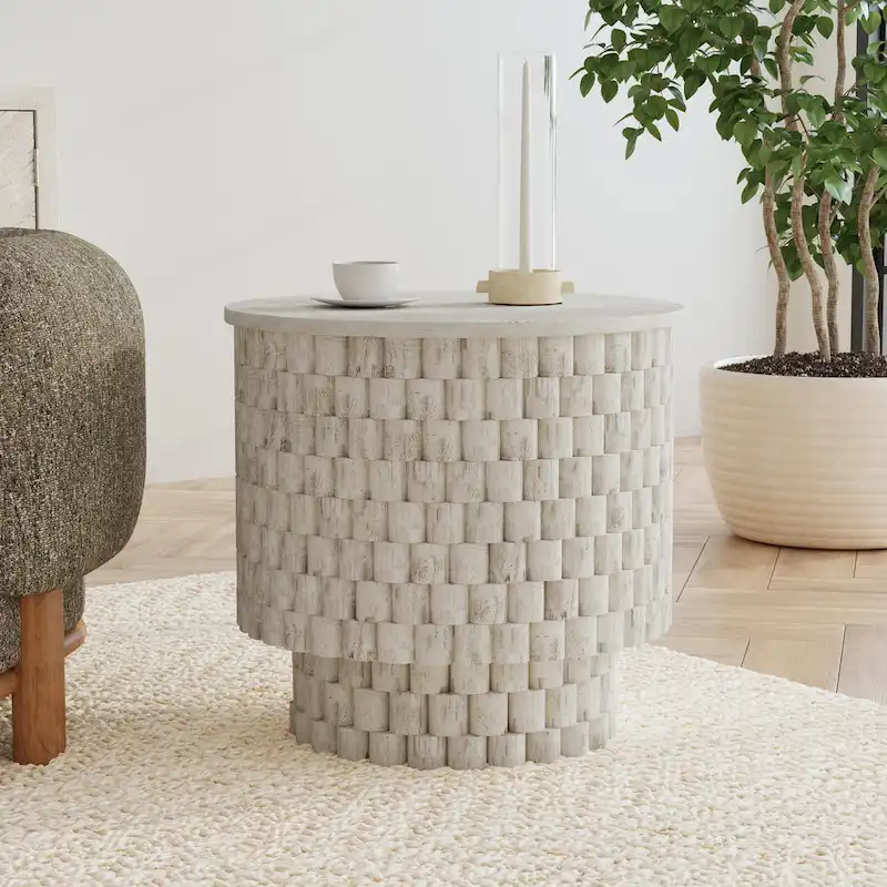 25 Round End Table - 25Wx25Dx23H