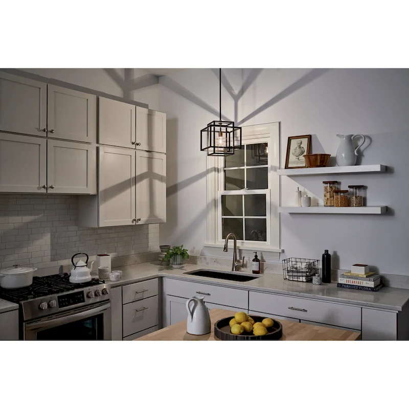 Kichler Lighting Taubert Collection 1-light Black Pendant