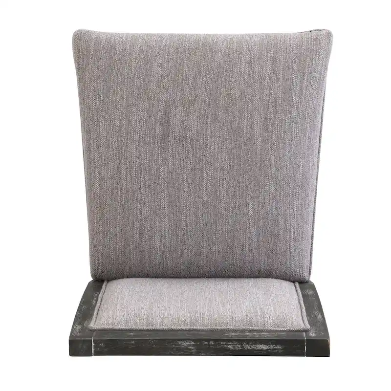 Roomfitters Retro Bar Stools, Set of 2 Upholstered 30.5 Bar Height Chairs with Fabric Cushion and Wood Frame