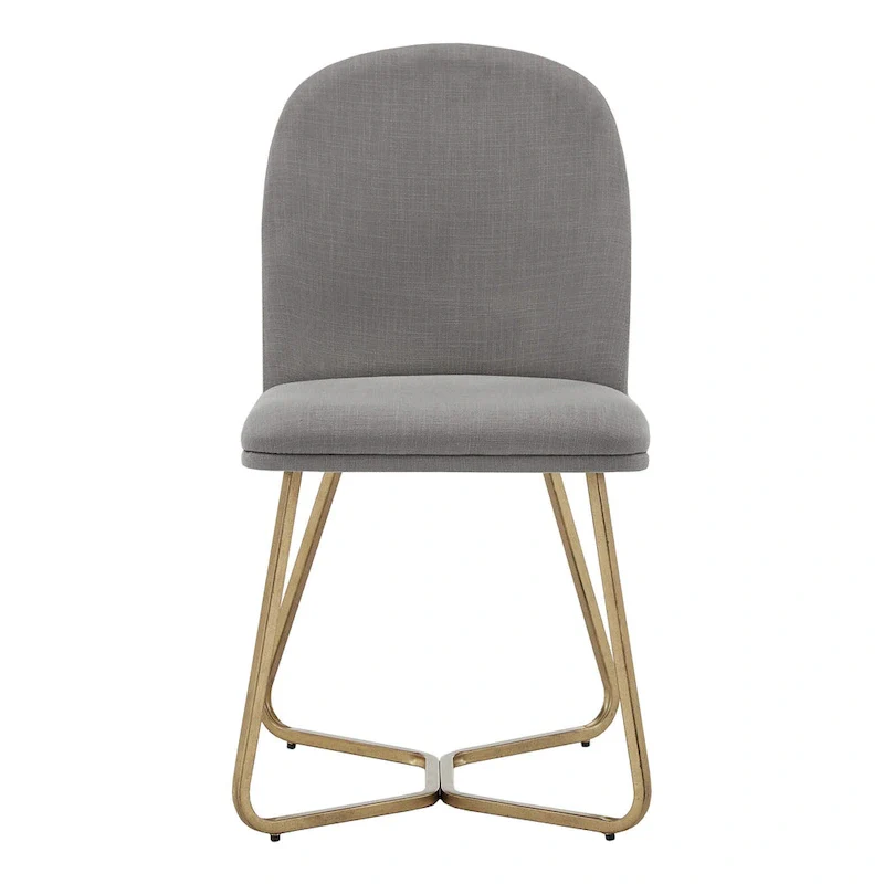 Gold Metal Dining Chair (Set of 2)