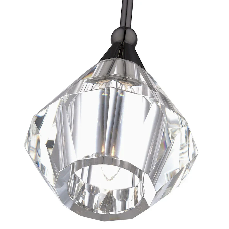 Livex Lighting Brussels Single Light 7  Wide Crystal Mini Pendant