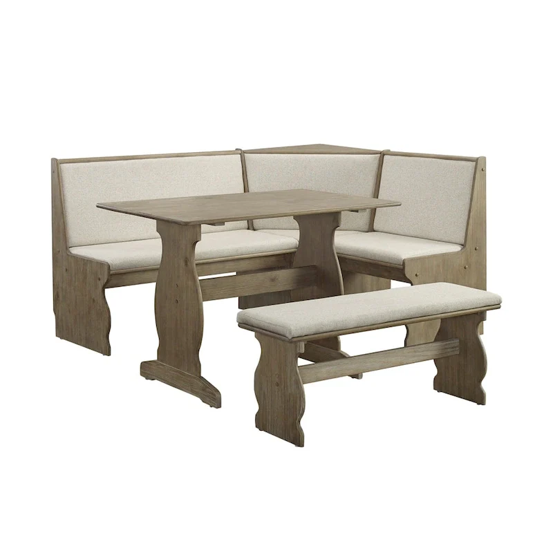 Breakfast Nook 3-piece Dining Set