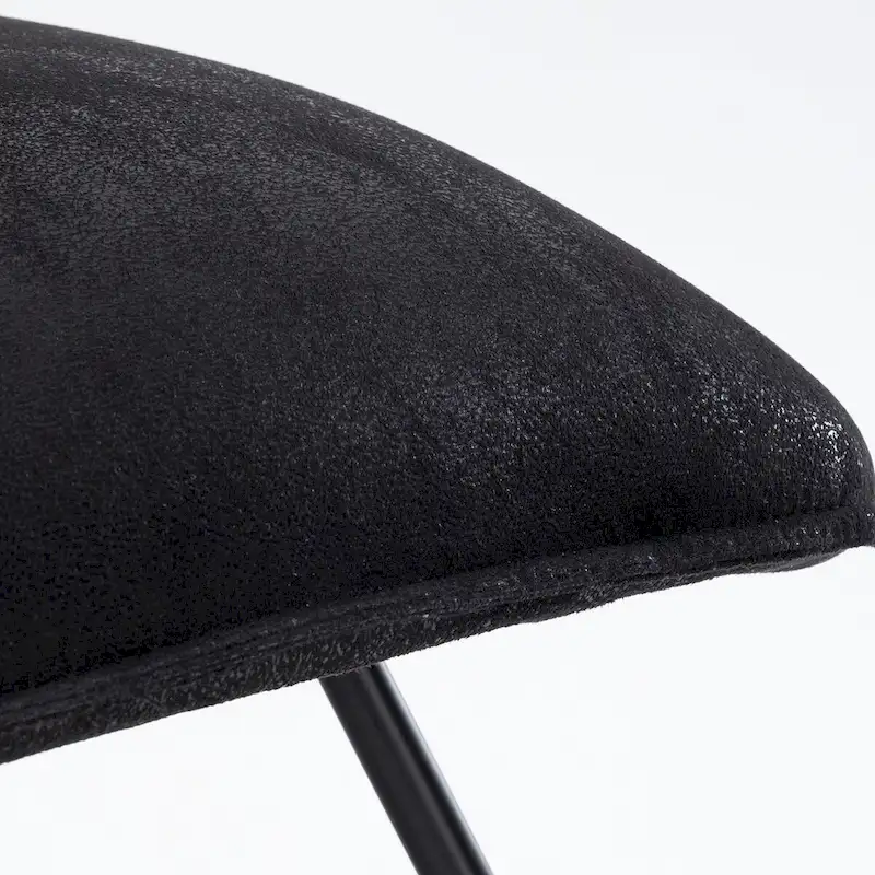 LUE BONA Mid Century Faux Leather Accent Chair With Adjustable Backrest - 31.5 H X 22.2 W X 23.6 D