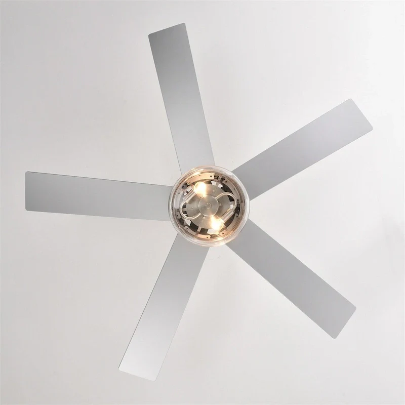 Lighted Ceiling Fan with Remote and Reversible Blades