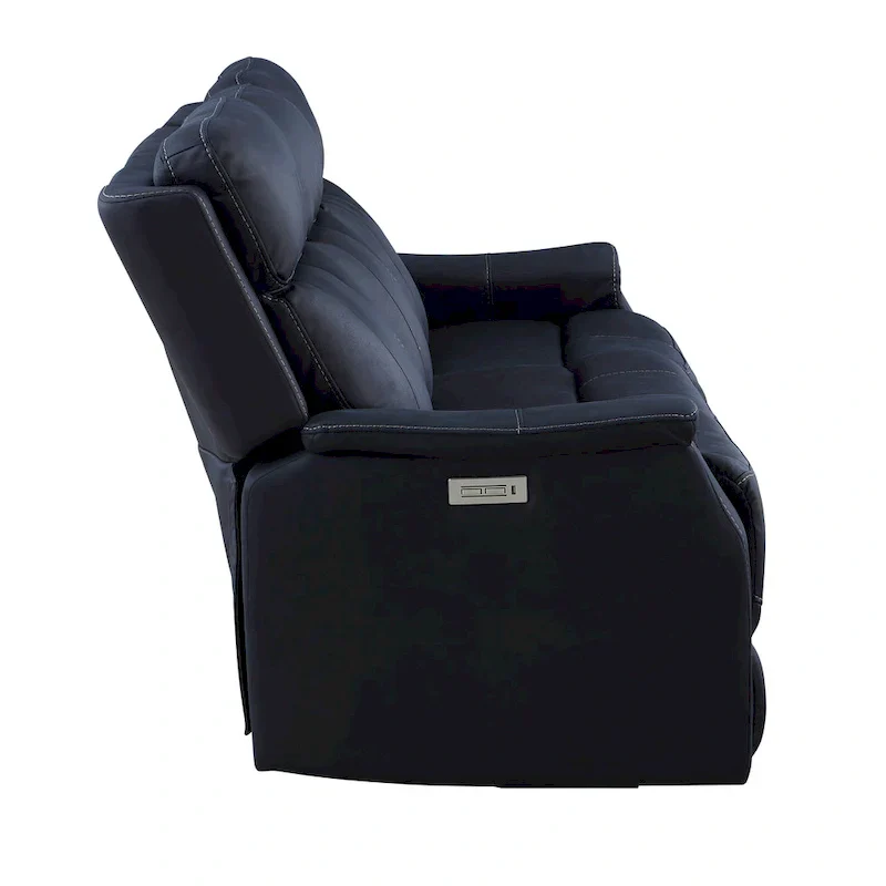 Steve Silver Faux Leather Power Reclining Sofa