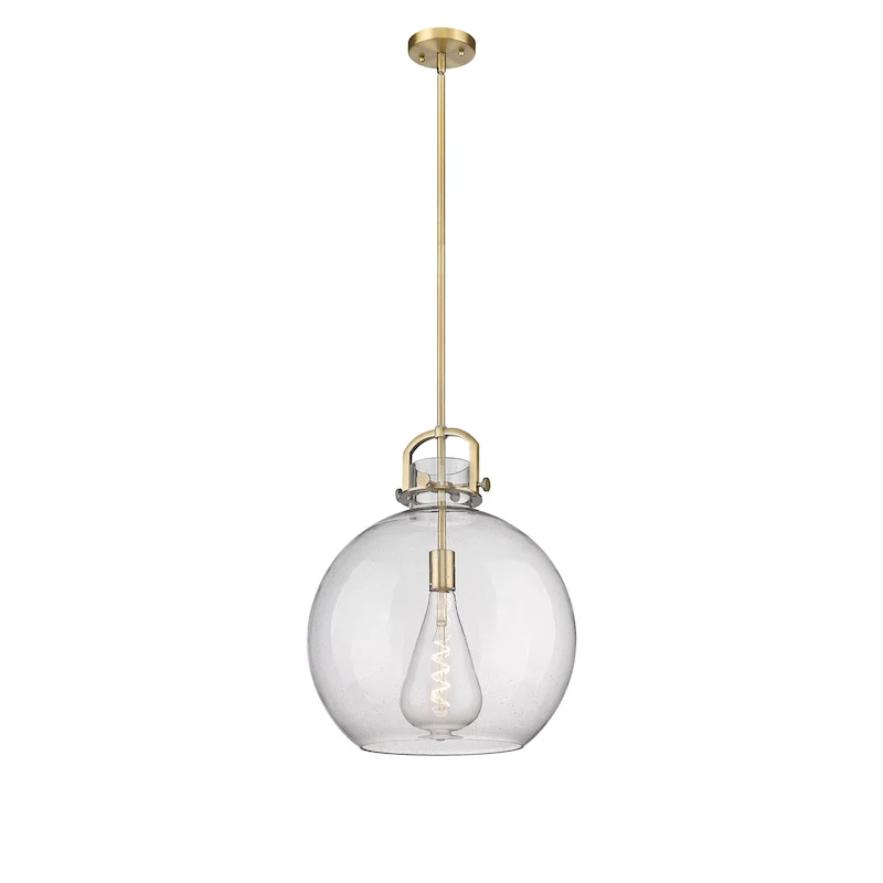 Innovations Lighting Newton Sphere - 1 Light 16  Stem Hung Pendant
