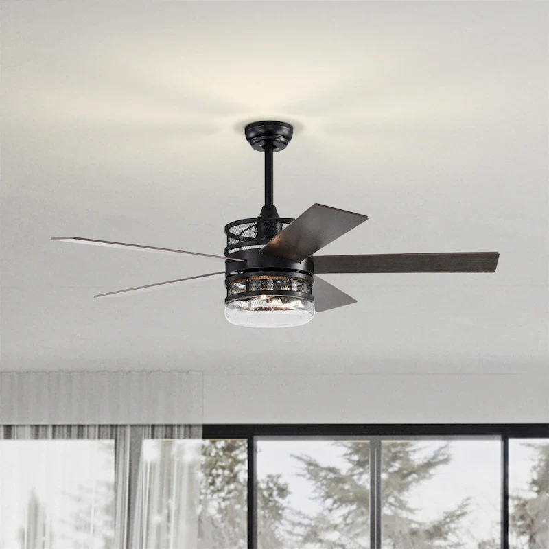 52-inch 5-blade Lighted Ceiling Fan