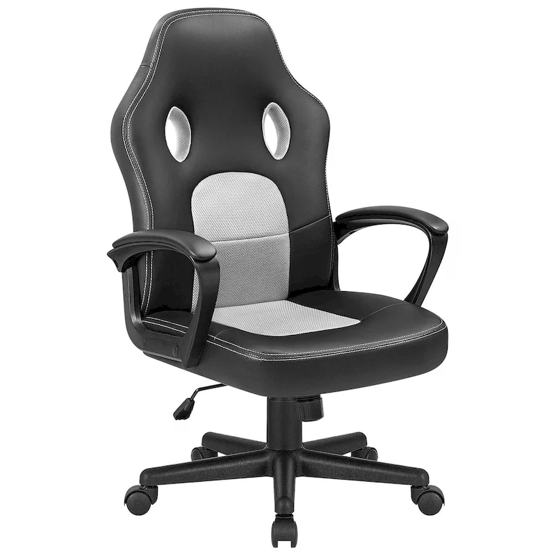 High Back Black Leather Office Gaming Chair