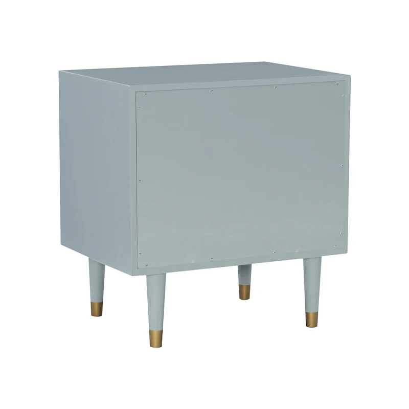 Carson Carrington Geo Wood Nightstand