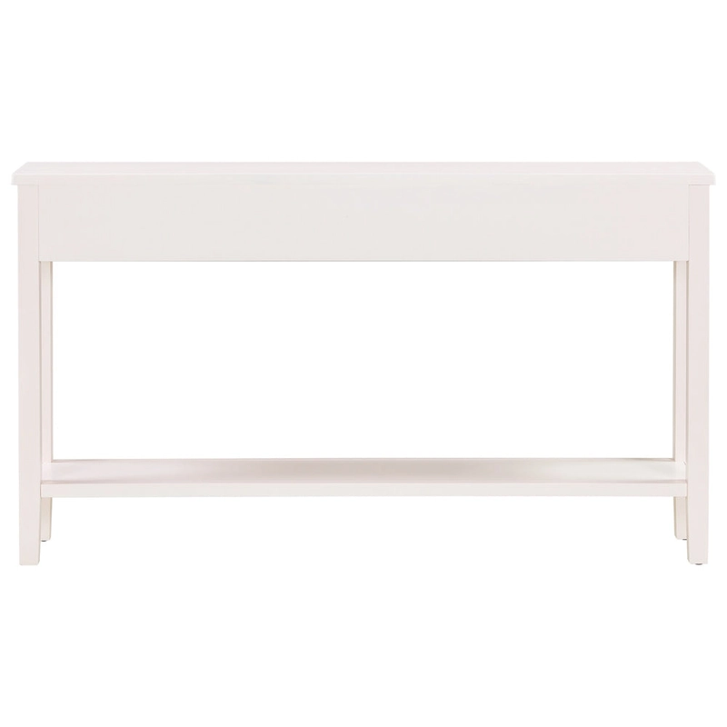 High-Quality Entryway Console Table with 4 Spacious Drawers & 1 Bottom Shelf