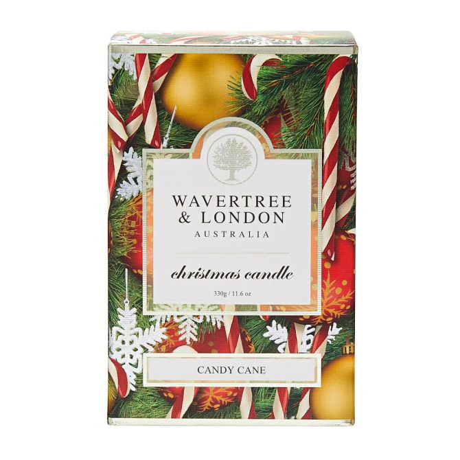 Wavertree & London Candle Candy Cane 60 hours 330g