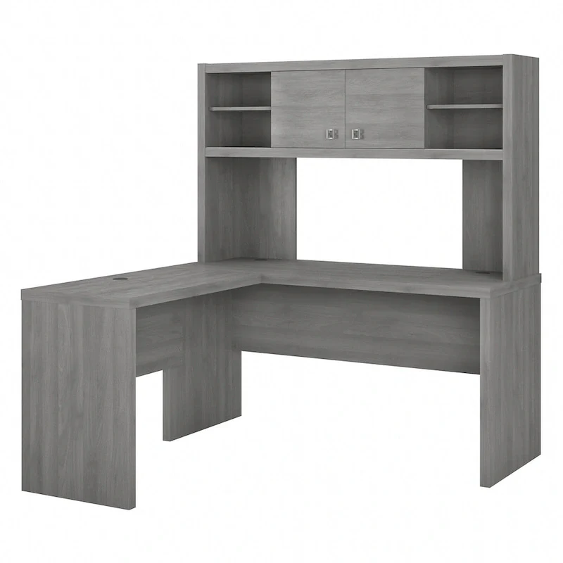 Echo L Shaped Desk with Hutch by Bush Business Furniture
