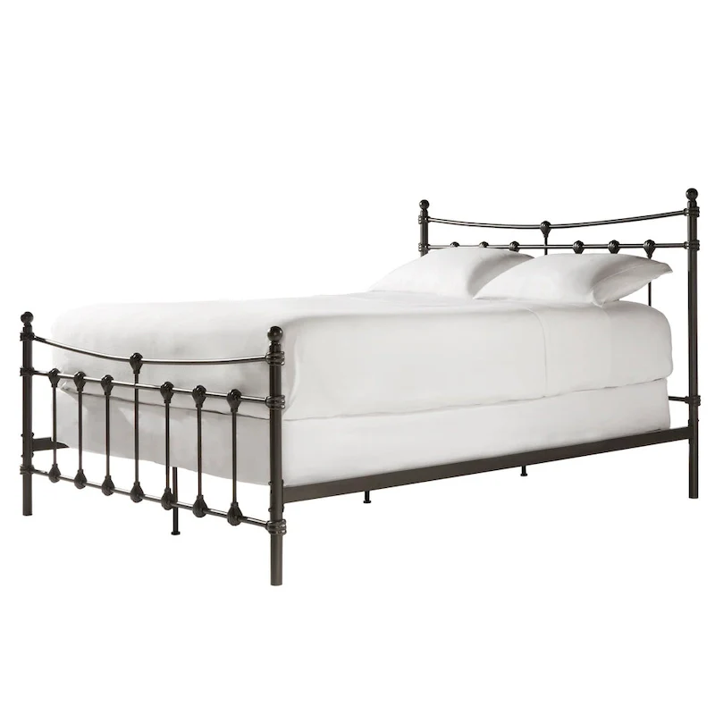 Xander Dark Brown Steel Bed by iNSPIRE Q Classic