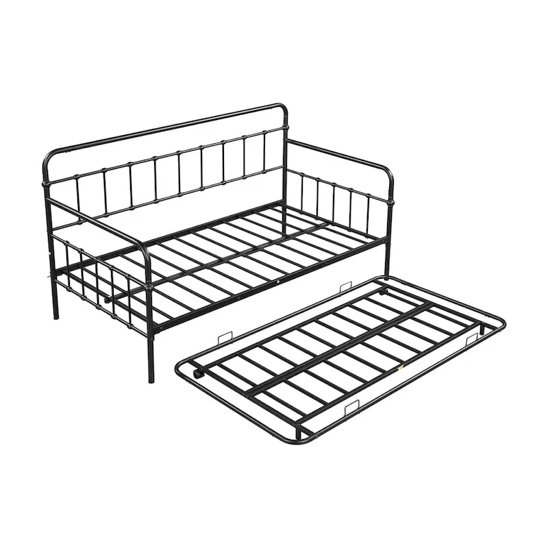 Metal Frame Daybed with trundle