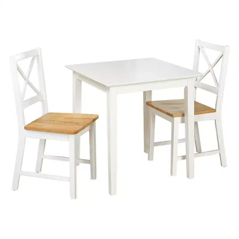 3pc Cross Back Dining Set - Buylateral