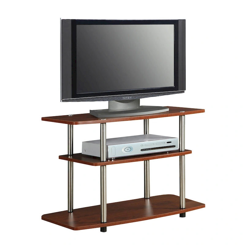 Convenience Concepts Designs2Go No Tools 3 Tier TV Stand