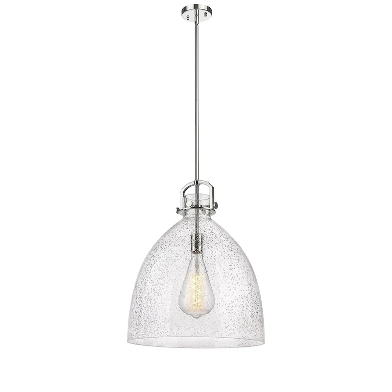 Innovations Lighting Newton Bell - 1 Light 18  Stem Hung Pendant