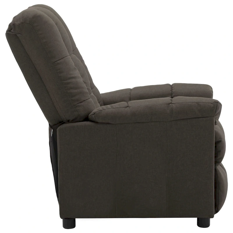 vidaXL Recliner Taupe Fabric - 29.1 x 38.9 x 40.1
