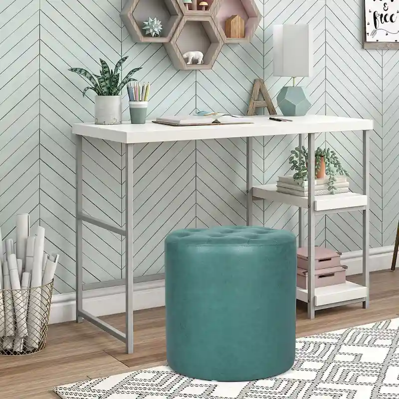 Adeco Upholstered Ottoman