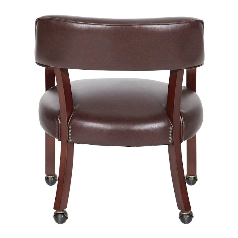 Brown Traditional Single Office Guest Chair