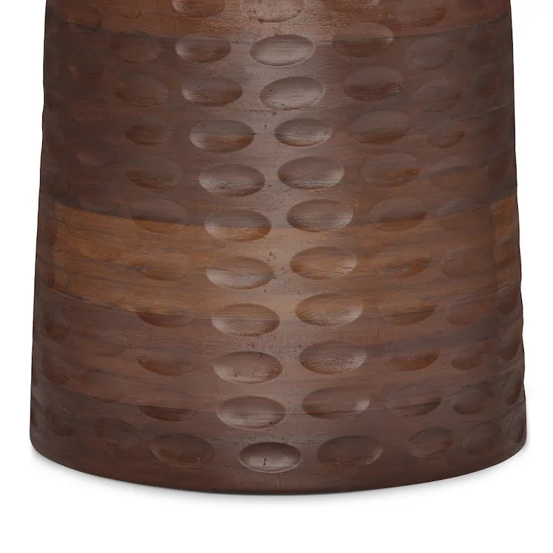 Solid Wood Accent Table - 12.6
