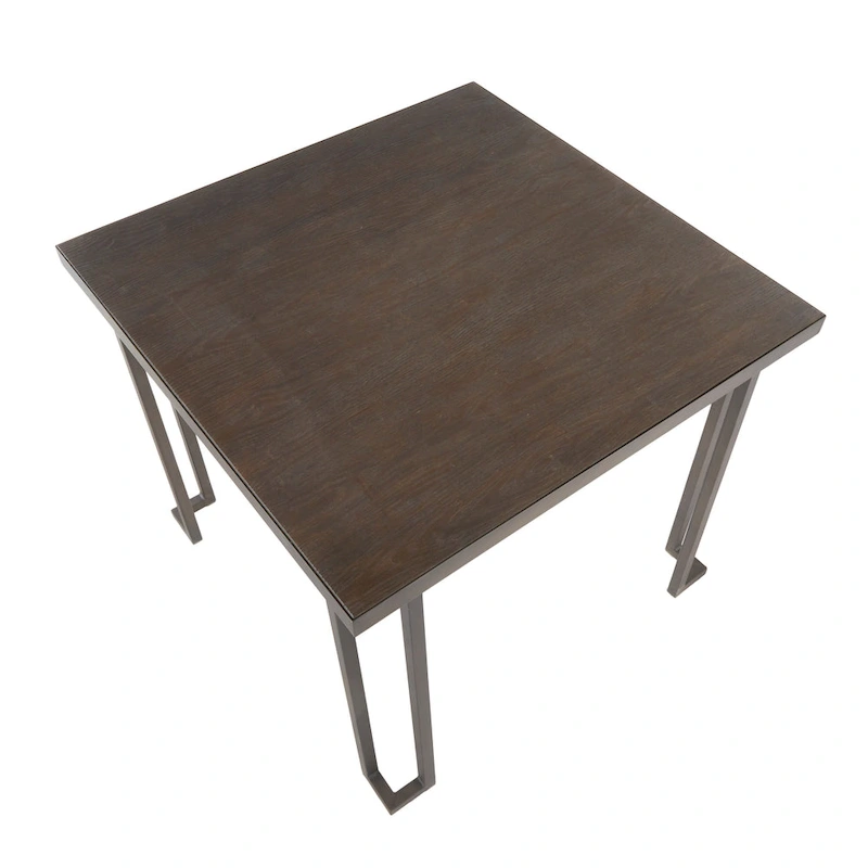 Carbon Loft Arturio Industrial Wood & Metal Dinette Table