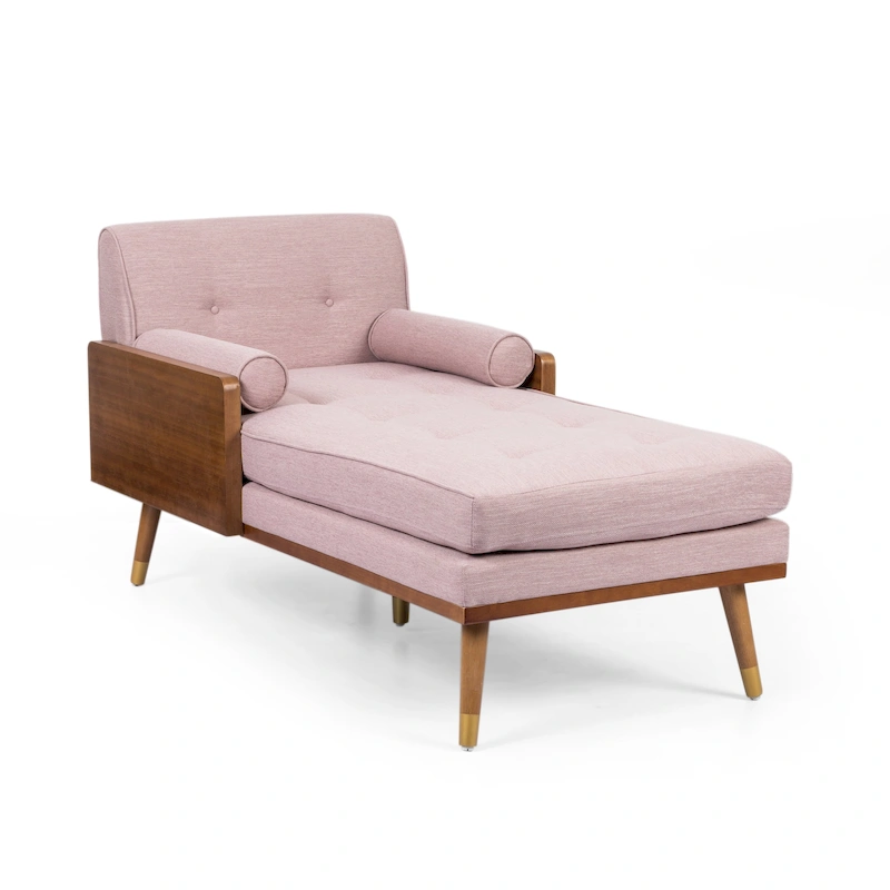 Fortas Mid-century Modern Chaise Lounge by Christopher Knight Home - 32.00 W x 63.75 L x 33.50 H