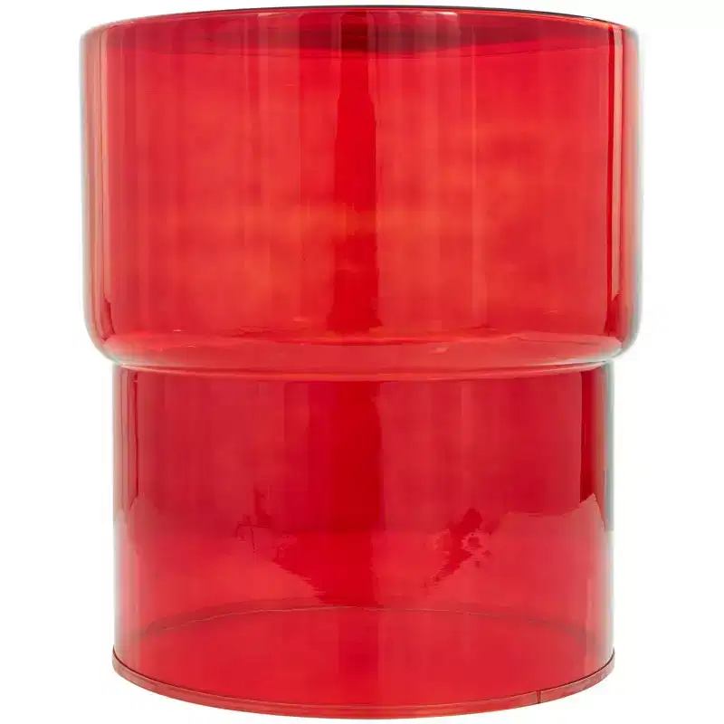 Olivia & May Glass Modern Accent Table
