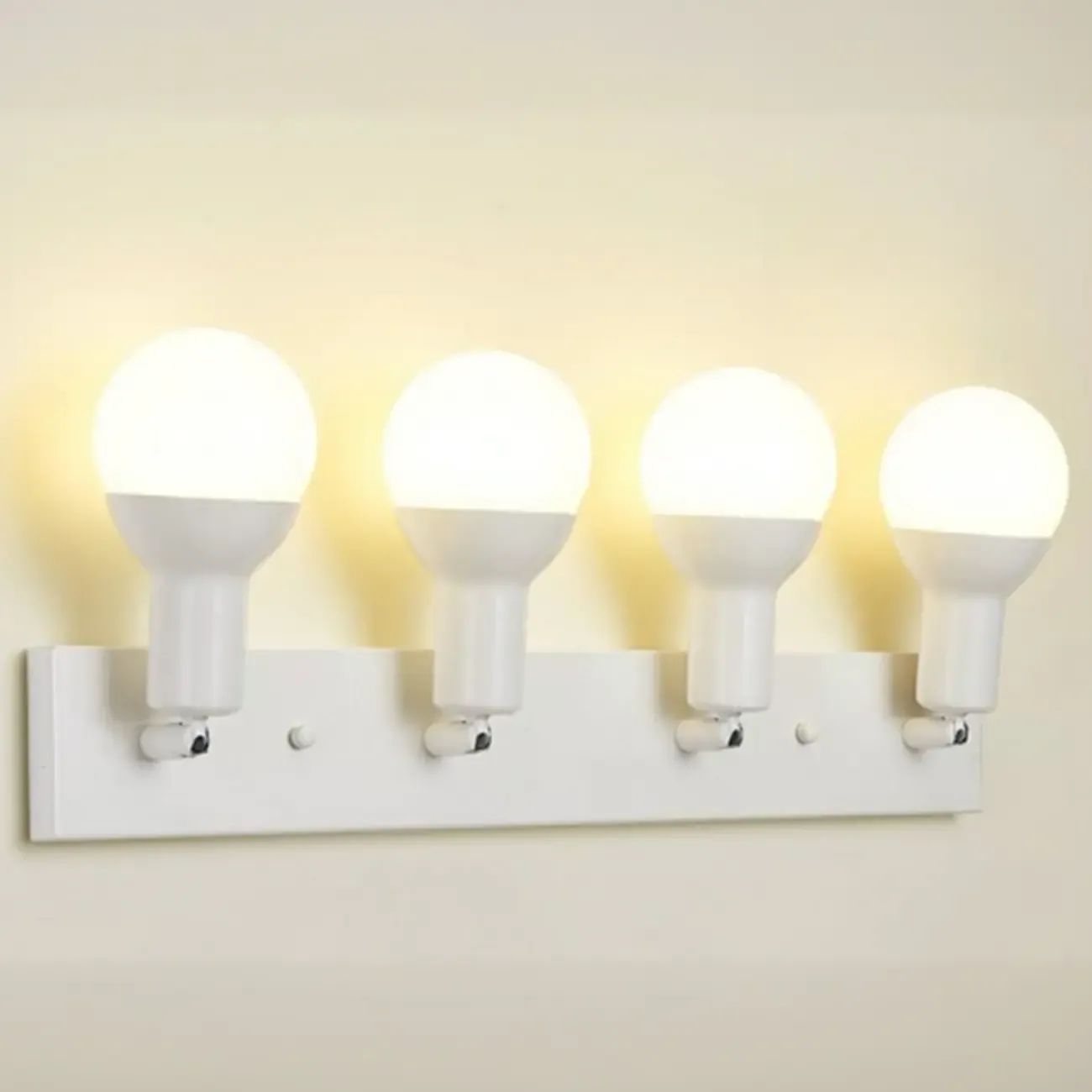 Modern White Multi -Light Bathroom LED Vanity Light