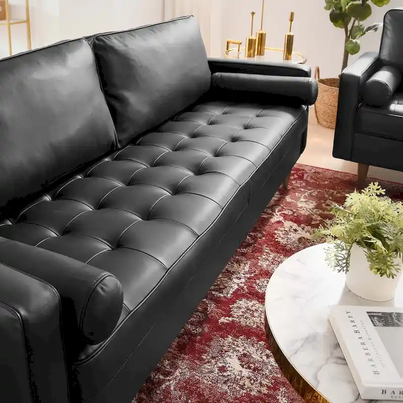 Valour 81  Leather Sofa