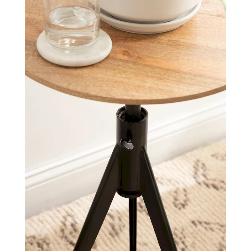 Kate and Laurel Keres Adjustable Side Table