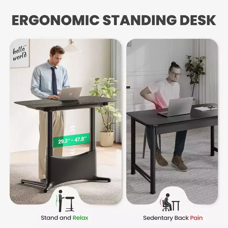 LumiDesk All in 1 Electric Height Adjustable Desk  Smart, Modular & Ergonomic