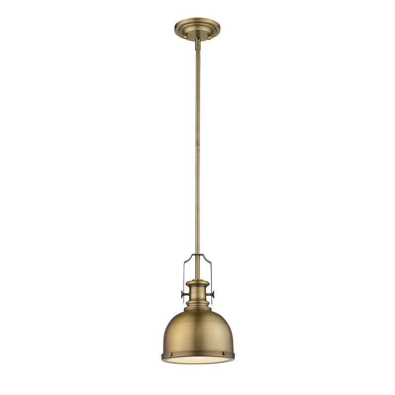 Z-Lite Melange Single Light 8  Wide Pendant