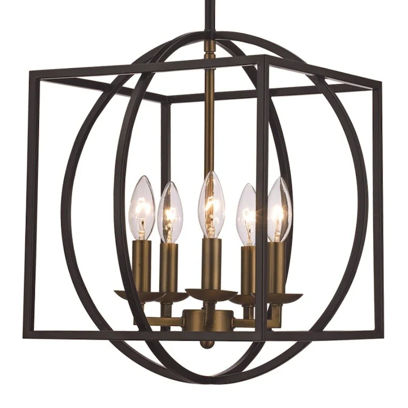 Trans Globe Lighting 11185 Arzio 5 Light 16  Wide Pendant