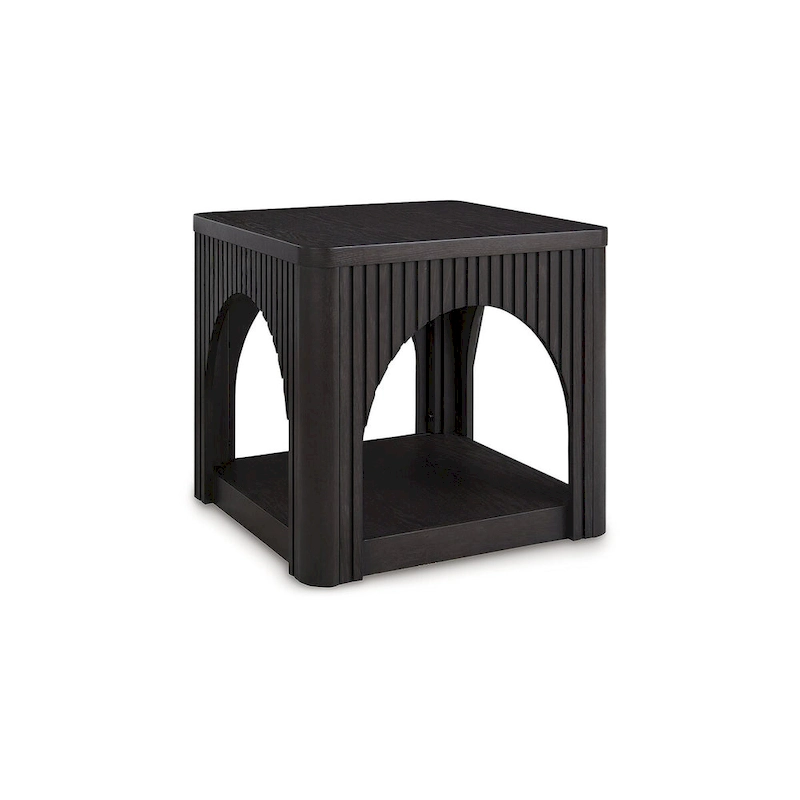 Signature Design by Ashley Yellink Black End Table - 24.13  W x 24.13  D x 22  H