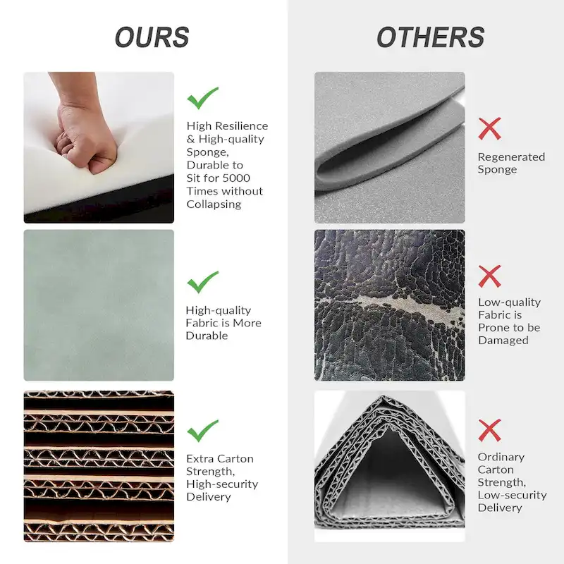 Olivia Farmhouse Faux Leather Accent Chair with Solid Wood Legs Sets of 2 by HULALA HOME