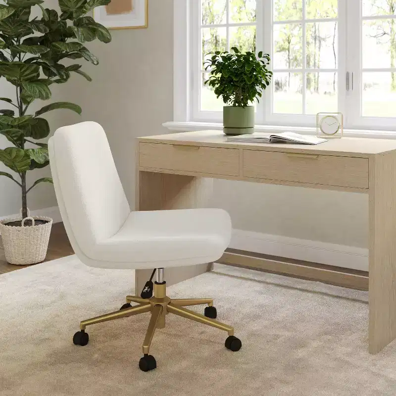 Martha Stewart Eloise Upholstered Office Chair