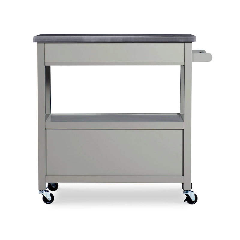 Julianna Stainless Steel Kitchen Cart