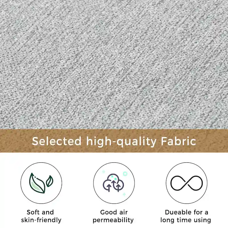 Mid-Century Modern Upholstered Chaise Lounge Sofa