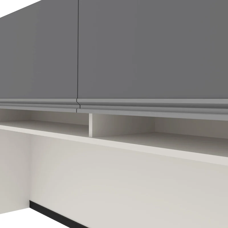 Connexion 72W L-Shaped Desk with Hutch and Pedestal