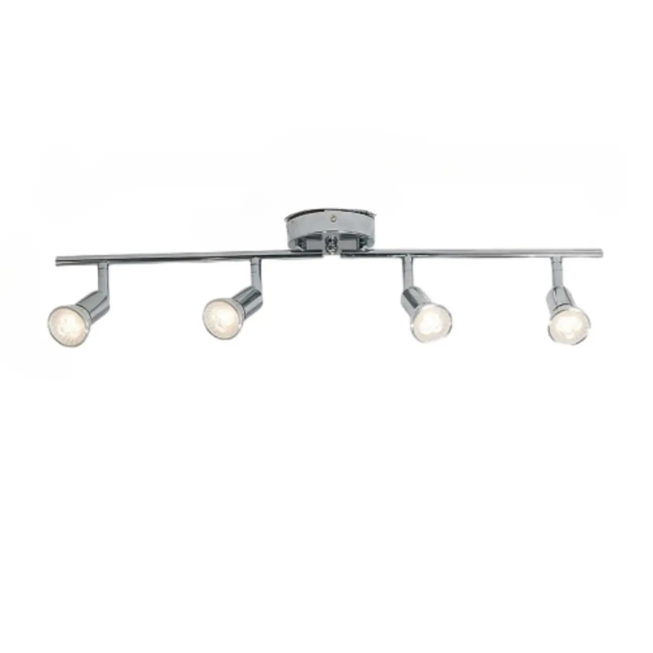 Adjustable Modern Chrome Semi Flush Mount Ceiling Track Light