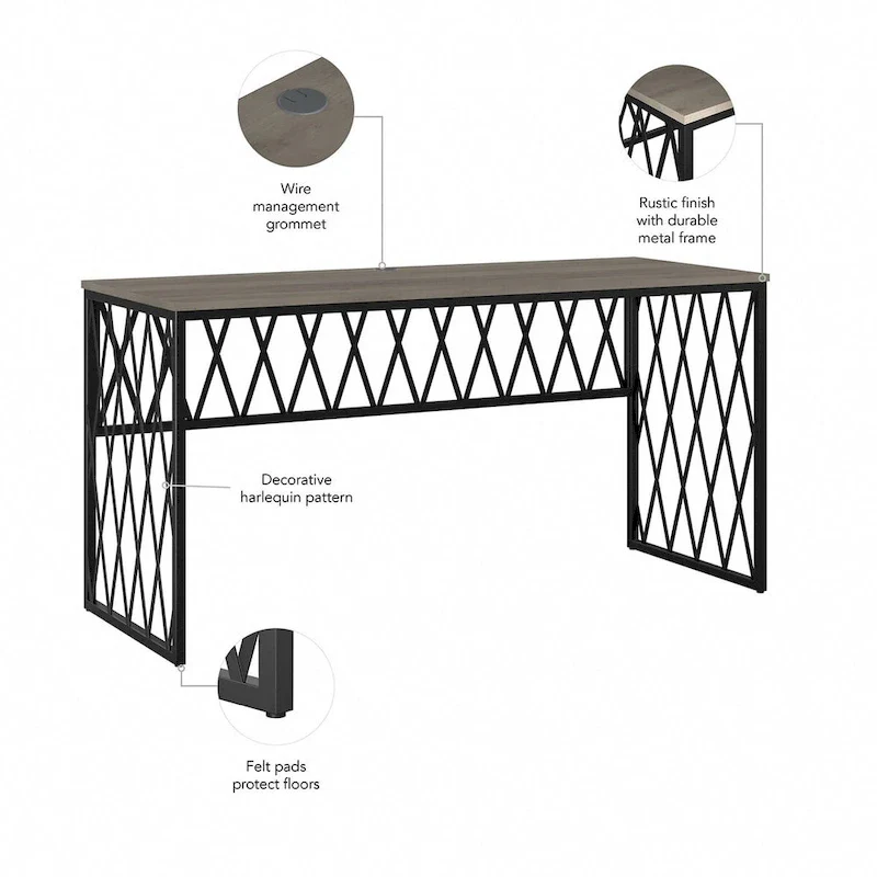 City Park 60W Industrial Writing Desk Home