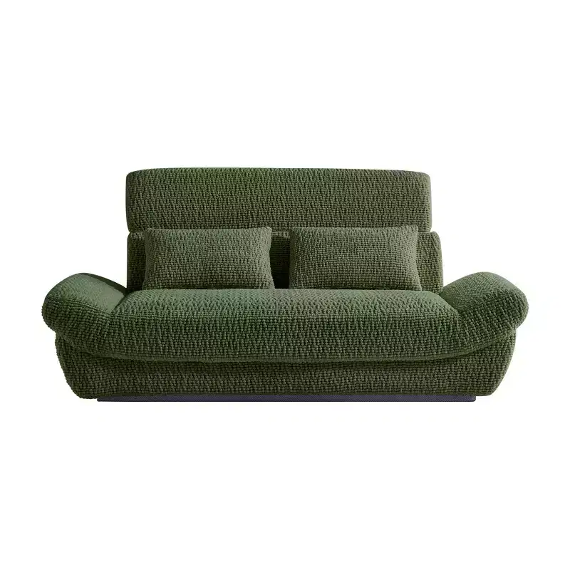 EHMKNP 2-Seater Sailboat Elliptical Sofa  High-Density Compressed Foam Luxury Living Room Couch