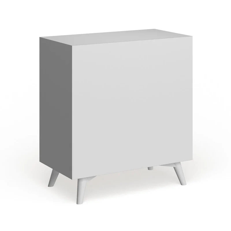 Mid-century Wood 3-drawer Small Chest