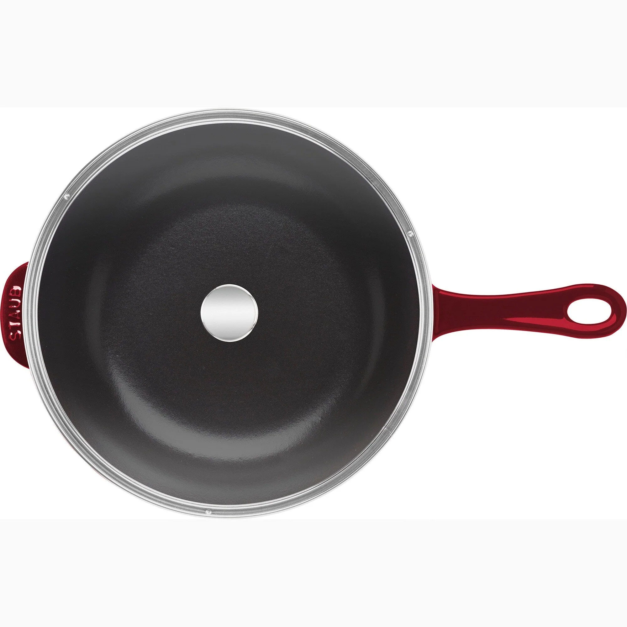 STAUB Cast Iron 2.9-qt Daily Pan with Glass Lid